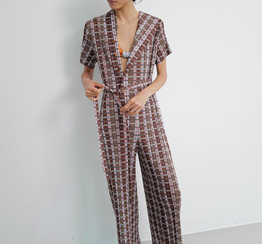 Tartan Jumpsuit