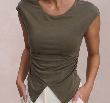 Sage Padded Top