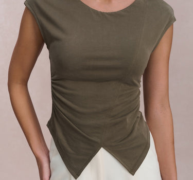Sage Padded Top