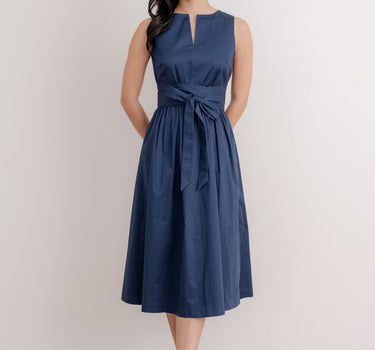 Bow Sash Midi Dress