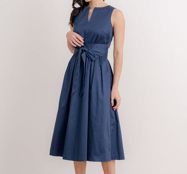 Bow Sash Midi Dress