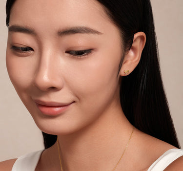 Ribbon Bow Studs