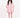 Embroidered Bell-Sleeve Mini Dress - Pale Pink
