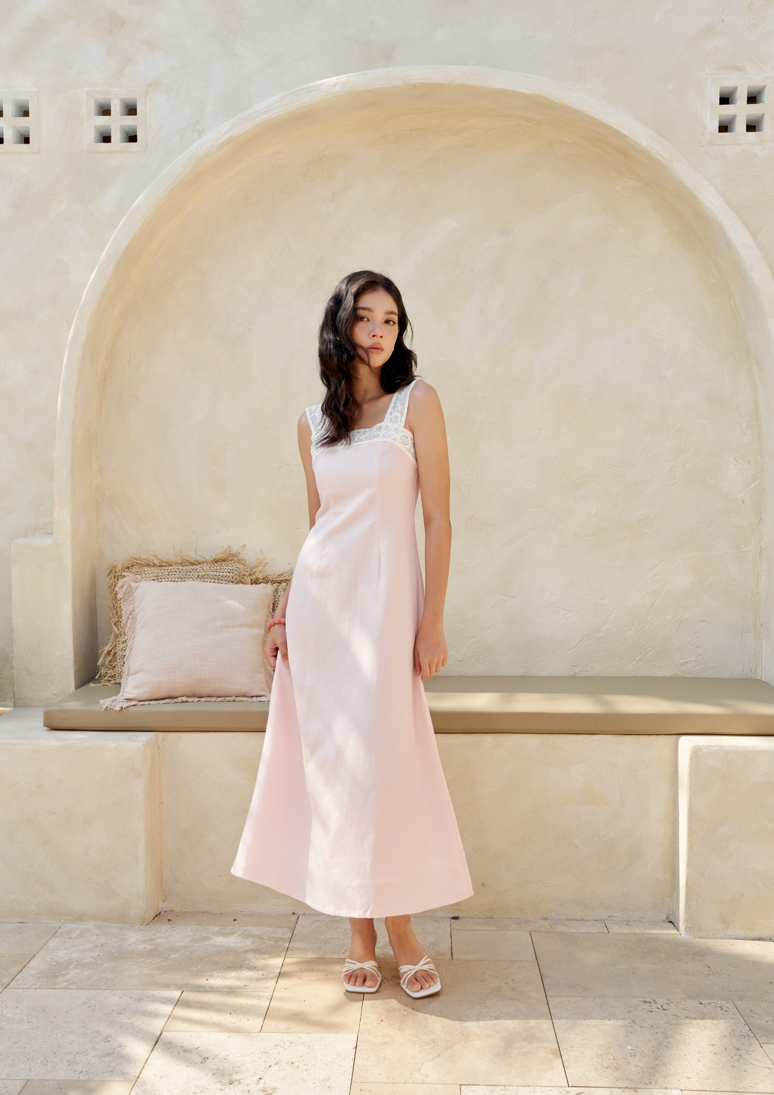 Mira Linen Dress – With Love