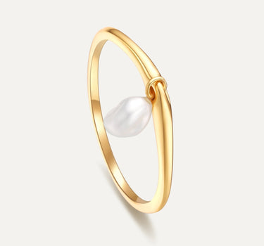 Bella Pearl Dangle Ring