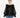 Layered Ruffle Collar Blouse - Black