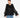 Layered Ruffle Collar Blouse - Black