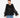 Layered Ruffle Collar Blouse - Black