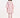 Embroidered Bell-Sleeve Mini Dress - Pale Pink
