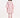 Embroidered Bell-Sleeve Mini Dress - Pale Pink