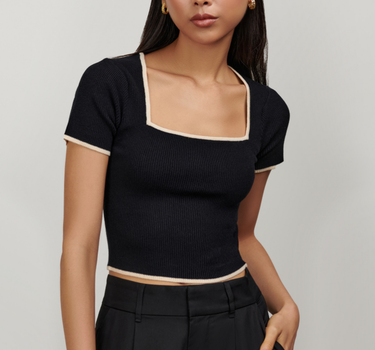 The Ella Square Neck Top
