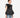 Lustrous Bow Balloon Top - Black