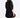 Bubble Hem Shirt Dress - Black