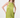 Satin Lace Mini Dress - Olive Green