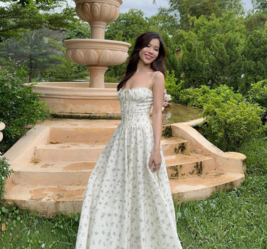 Rita Dress - Purple Flower