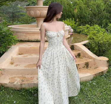 Rita Dress - Purple Flower