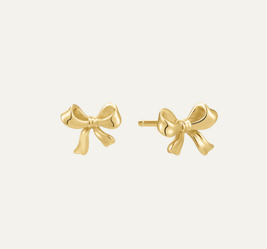 Ribbon Bow Studs