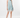 Satin Lace Mini Dress - Icy Blue