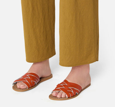 Retro Slide Adult Sandal - Paprika
