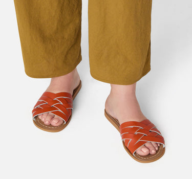 Retro Slide Adult Sandal - Paprika