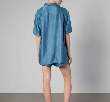 Daily Short Sleeve Shirt Denim