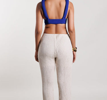 Reflex Blue Corset Top