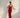 Aria Silk Dress - Red