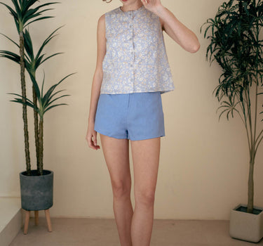 Cottage Charm Top - Soft Lilac