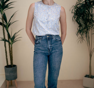 Cottage Charm Top - Soft Lilac