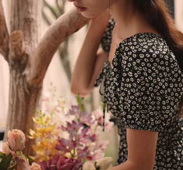 The Vineyard Cotton Dress in Sunset Pasture