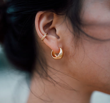 Aria Bold Hoop Earrings