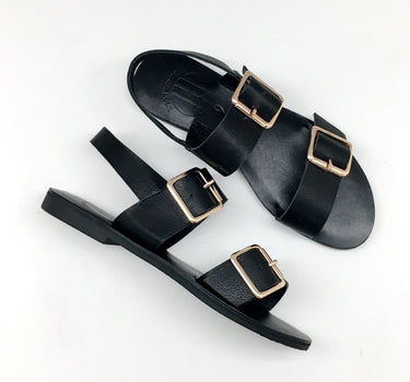 Elation Sandals in All Black