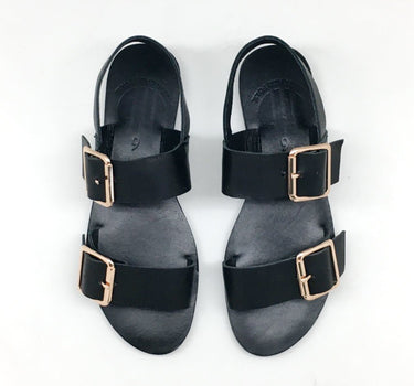 Elation Sandals in All Black