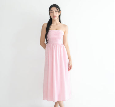 Fion Dress in Marshmallow Pink