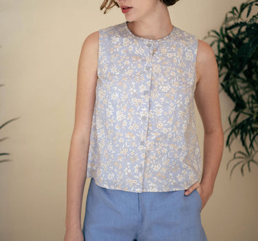 Favourite Linen Shorts - Periwinkle Blue