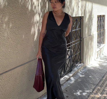 Elena Midi Silk Dress