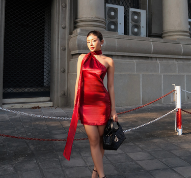 Sakura Silk Dress