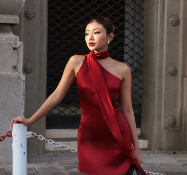 Sakura Silk Dress