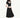 Toven Black Polka Dot Dress