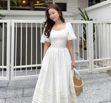 Monica Dress - White