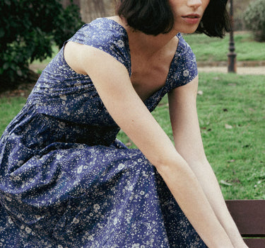 Love Comes Knockin' II Cotton Dress - Glimmering Garden
