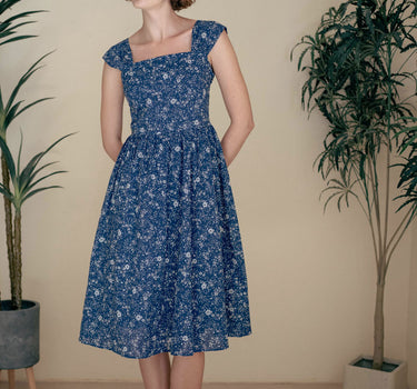 Love Comes Knockin' II Cotton Dress - Glimmering Garden