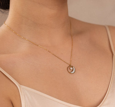 Celestial Mother of Pearl Necklace