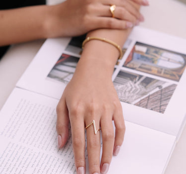 Shooting stars ring