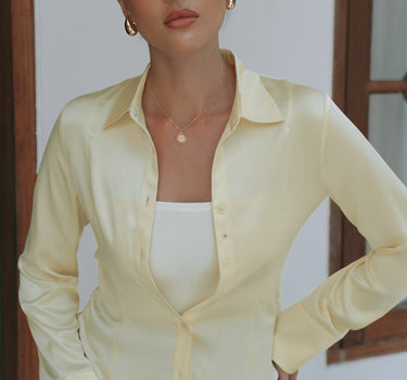 Camille Fitted Silk Shirt