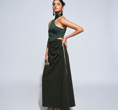 Evergreen Zip Skirt