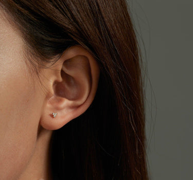 Mini Shining Triangle Studs