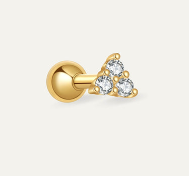 Mini Shining Triangle Studs