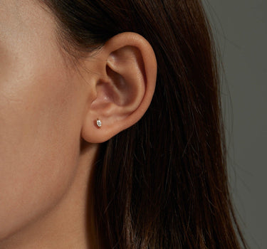 Mini Shining Marquise Studs