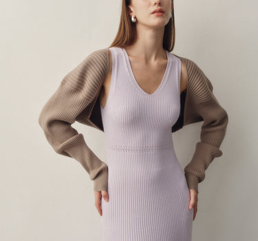 Seamless Knit Shrug Cardigan